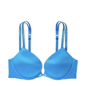 🆕Bombshell Double Shine Strap Push-Up Bra by Victoria’s Secret, 32D - NWT